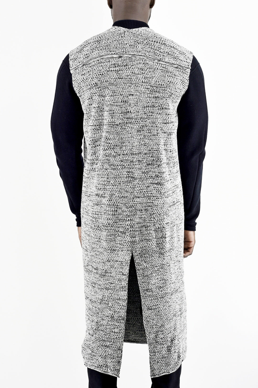 Menswear Grey Sleeveless Marl Cardigan ZG5540