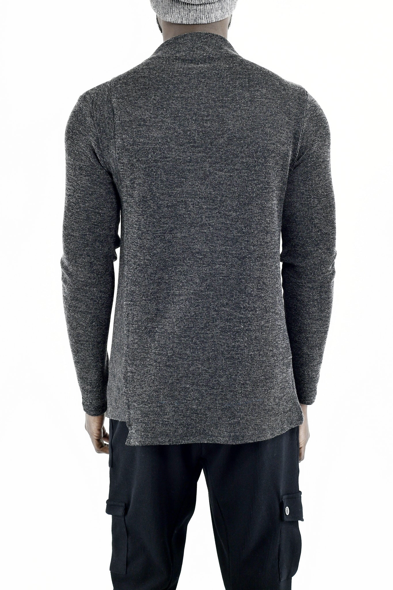 Mens Step Hem Funnel Neck T ZG5560