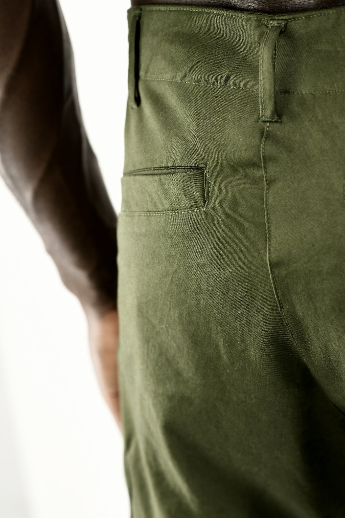 Menswear New Fatigue Zip Cuff Cargo Jogger Pants ZG5581