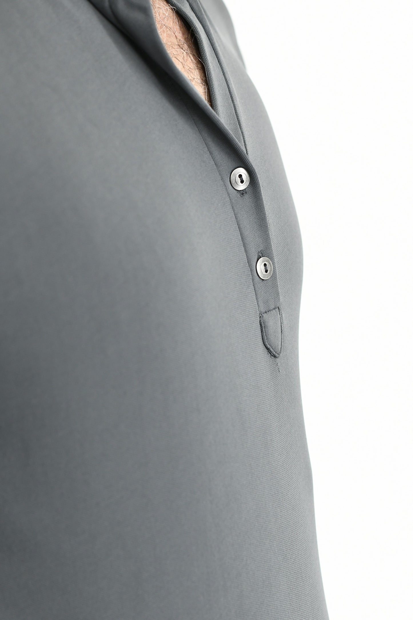 Menswear Grey Placket Shirt ZG5739