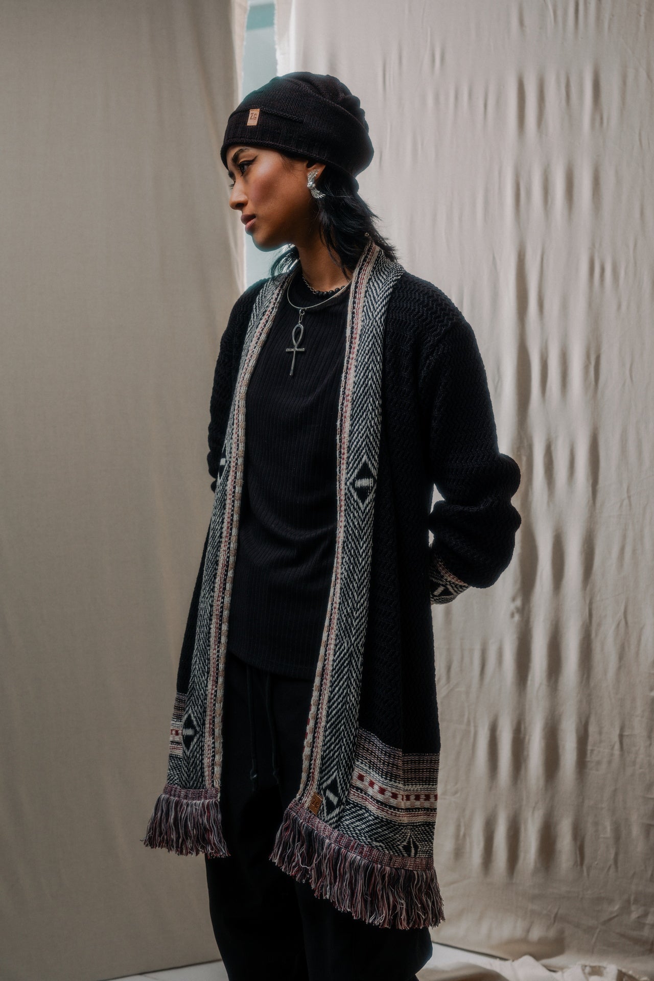Women's Tassel Cotton Cardigan ZG5565