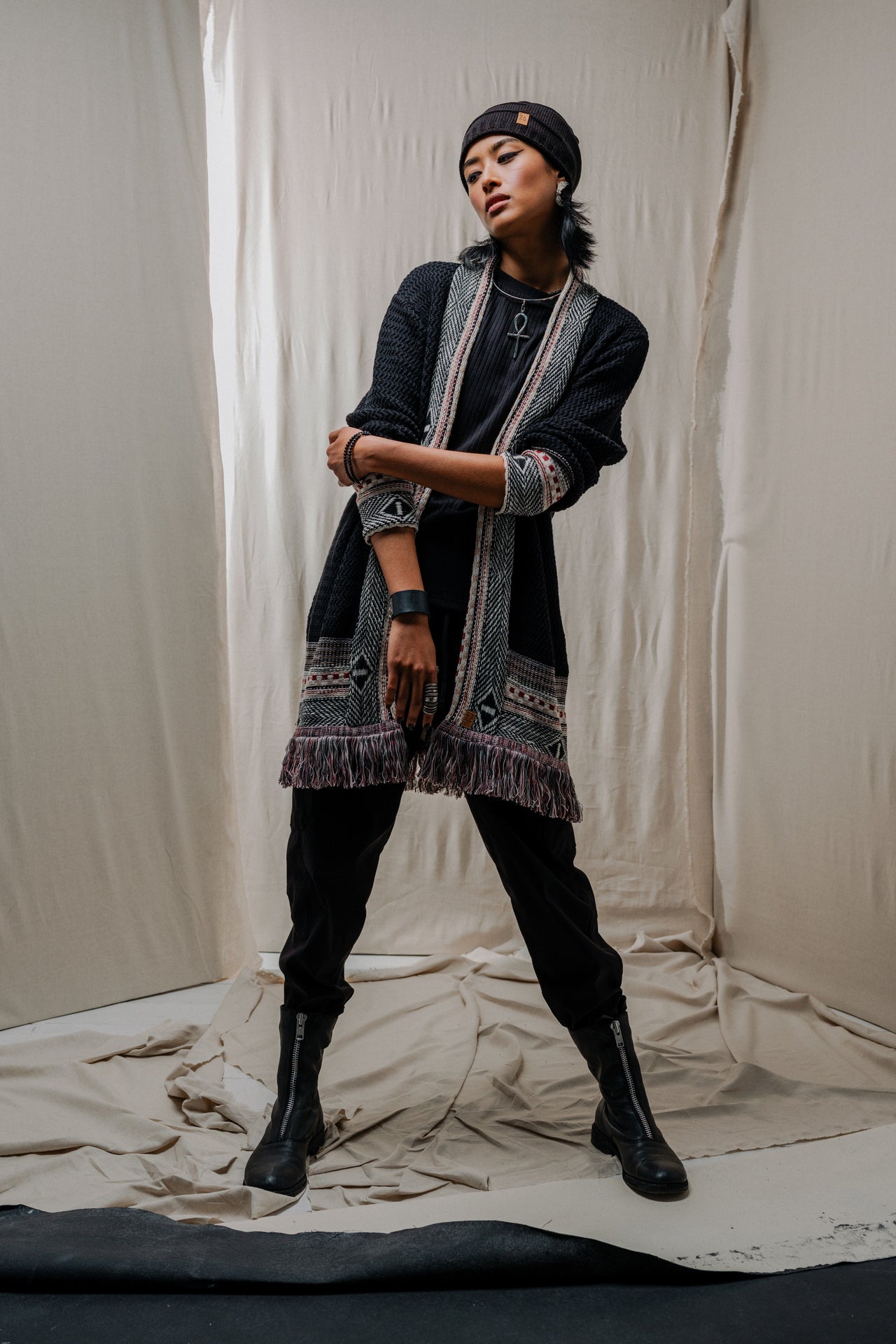 Women's Tassel Cotton Cardigan ZG5565