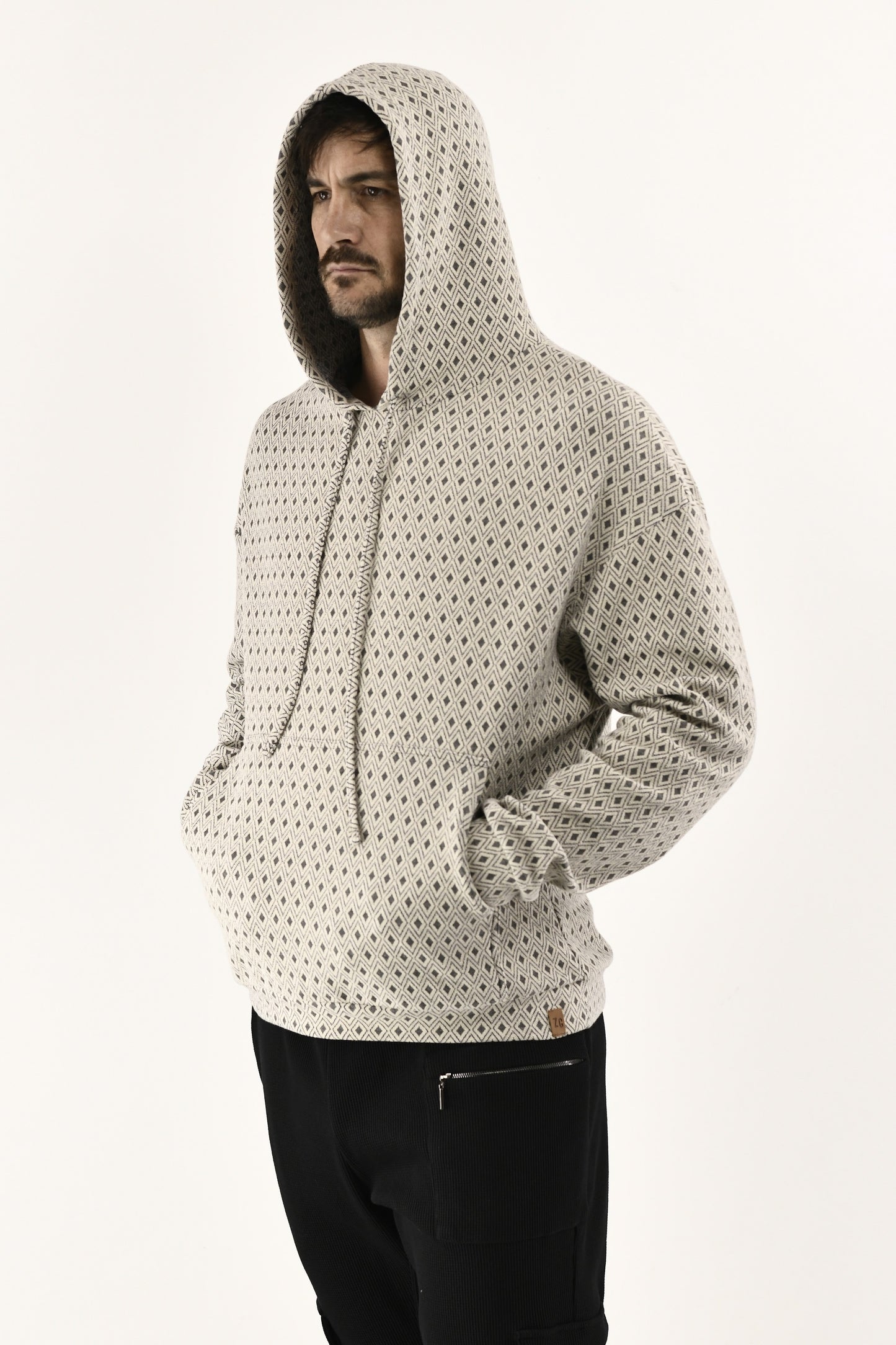 Menswear Geo Hoody Sweatshirt ZG5737