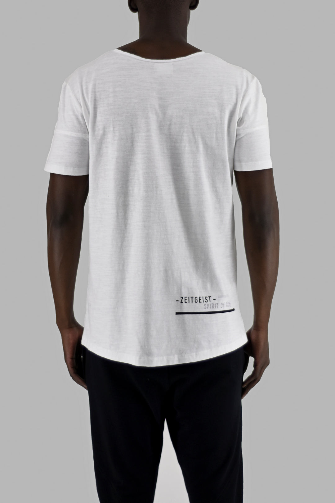 Mens White Logo T ZG5280
