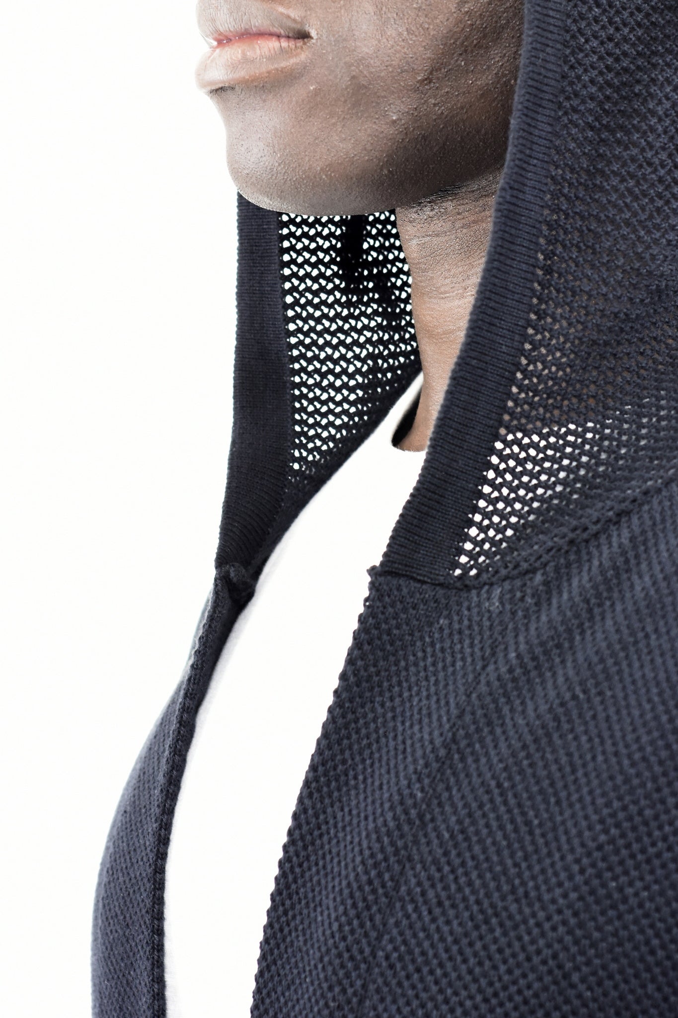 Mens Black Patch Pocket Cotton Cardigan ZG5474
