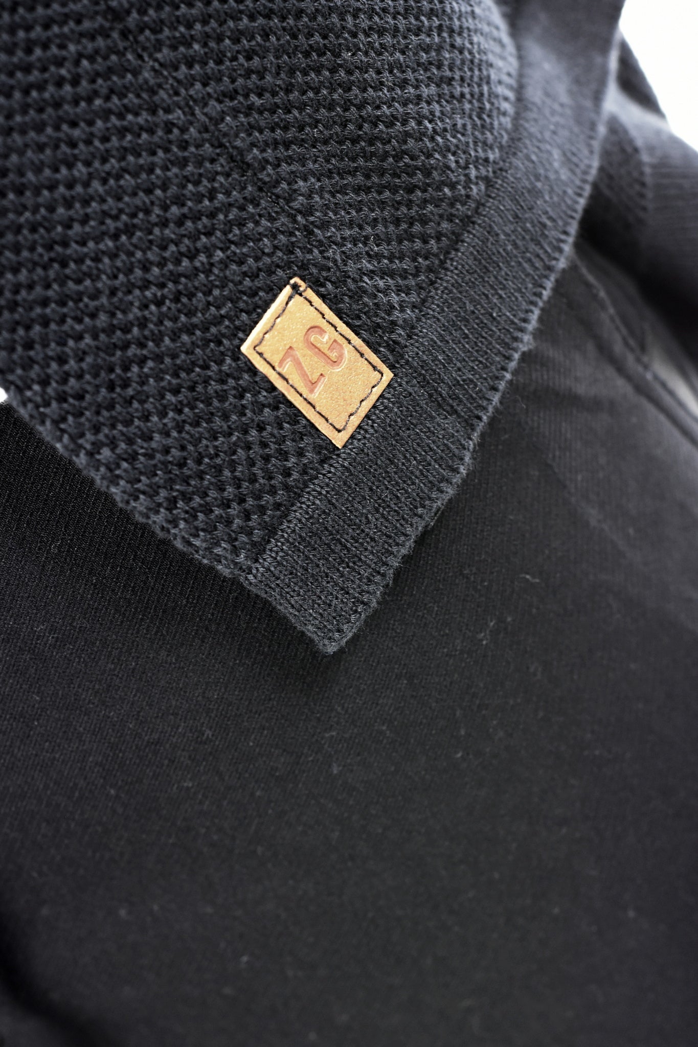 Mens Black Patch Pocket Cotton Cardigan ZG5474