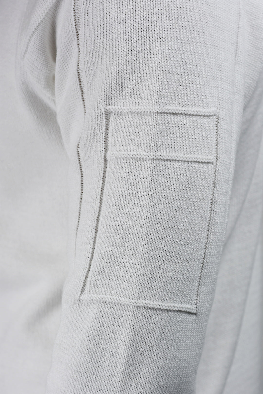 Menswear Off-white Zip Polo Jersey ZG5531