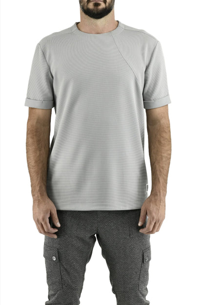 Menswear Grey Texture Tech T ZG