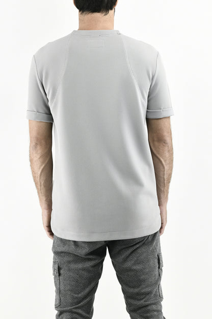 Menswear Grey Texture Tech T ZG