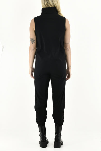 Women’s Black Zip Jumpsuit ZG5641