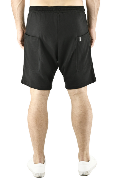 Menswear Black Fleece Inset Shorts ZG5697