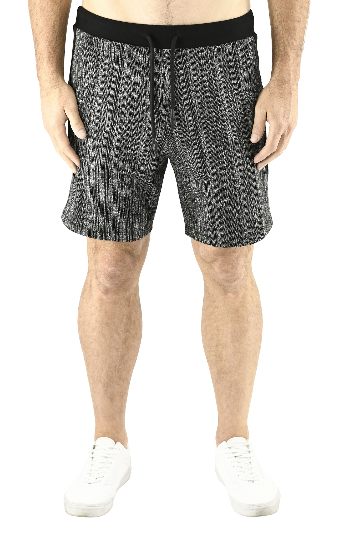 Menswear Dark Barcode Shorts ZG5699