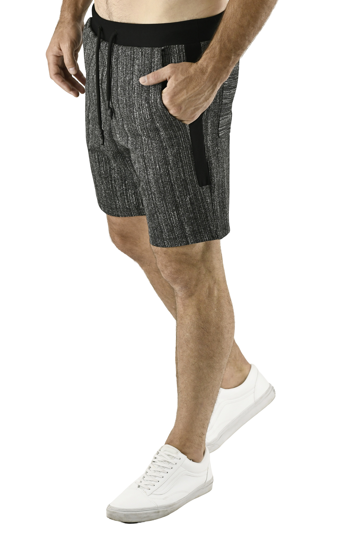 Menswear Dark Barcode Shorts ZG5699