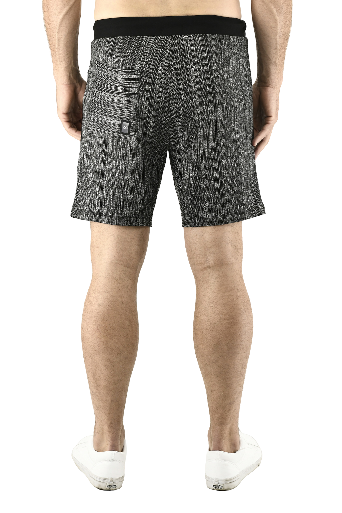 Menswear Dark Barcode Shorts ZG5699