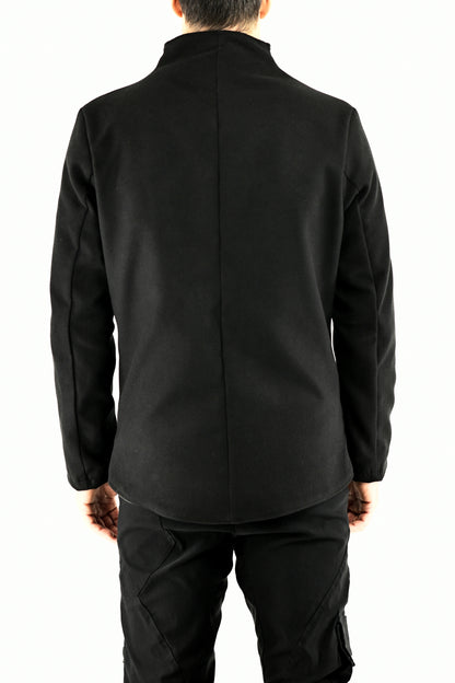 Mens Black Melton Jacket ZG5662