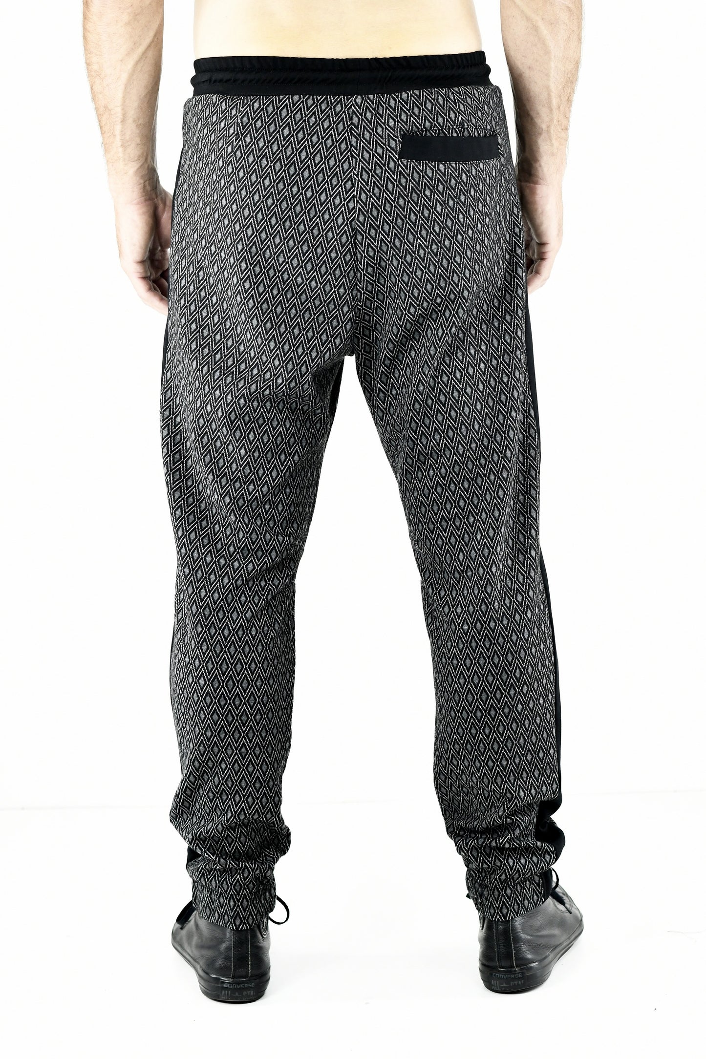 Menswear Geo Inset Drawcord Pants ZG5738