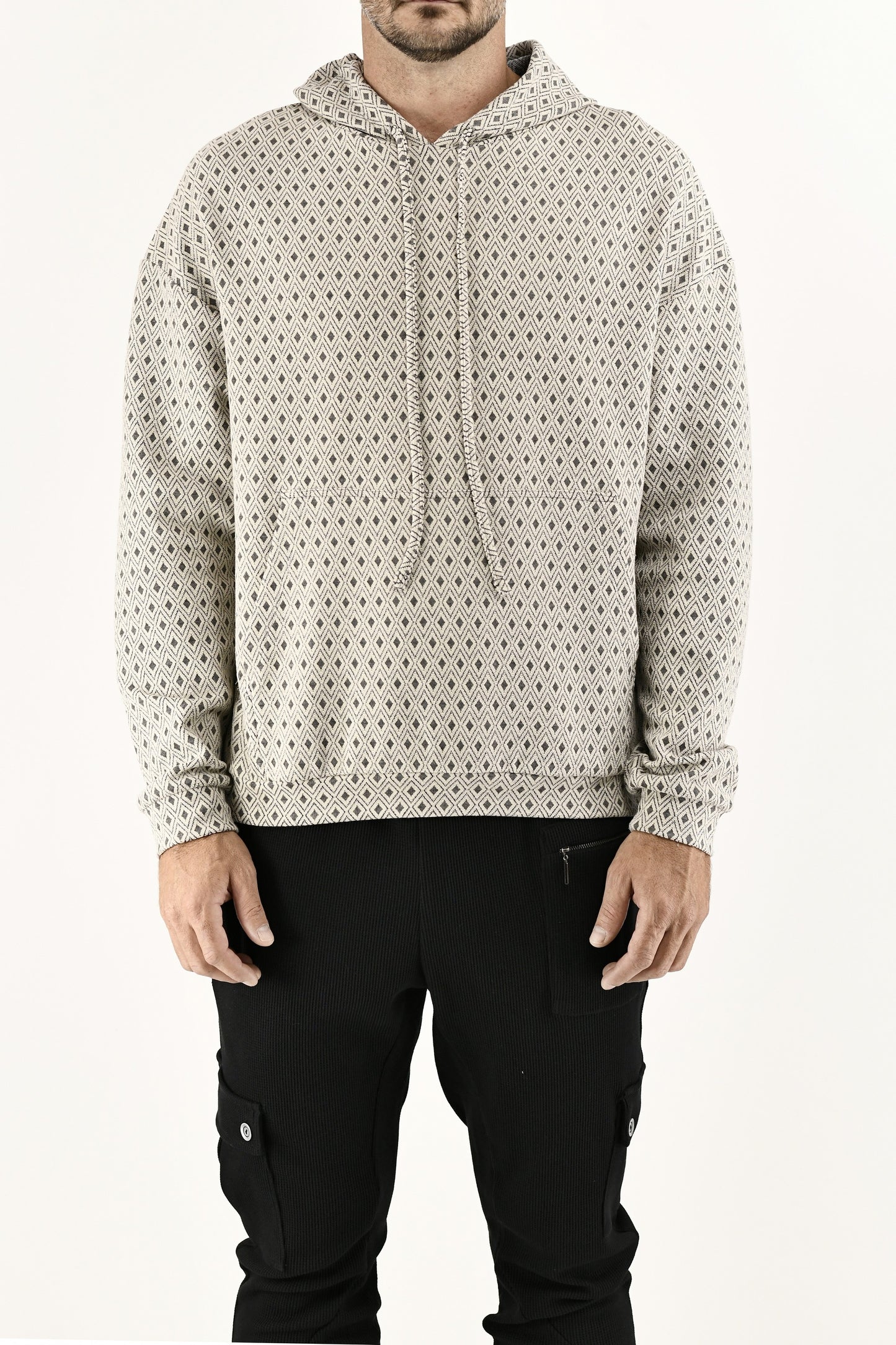 Menswear Geo Hoody Sweatshirt ZG5737