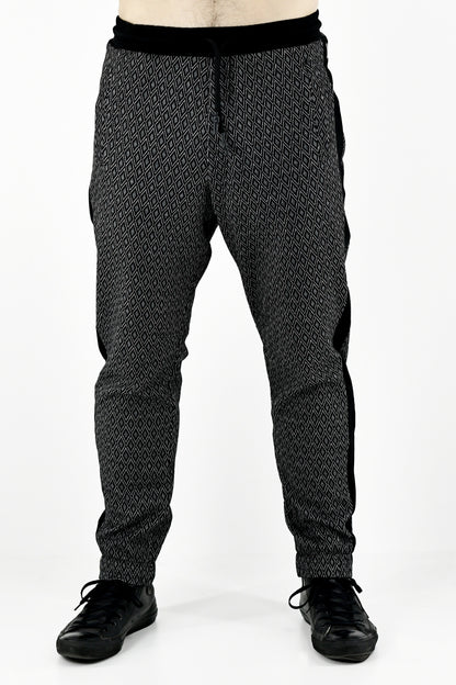 Menswear Geo Inset Drawcord Pants ZG5738