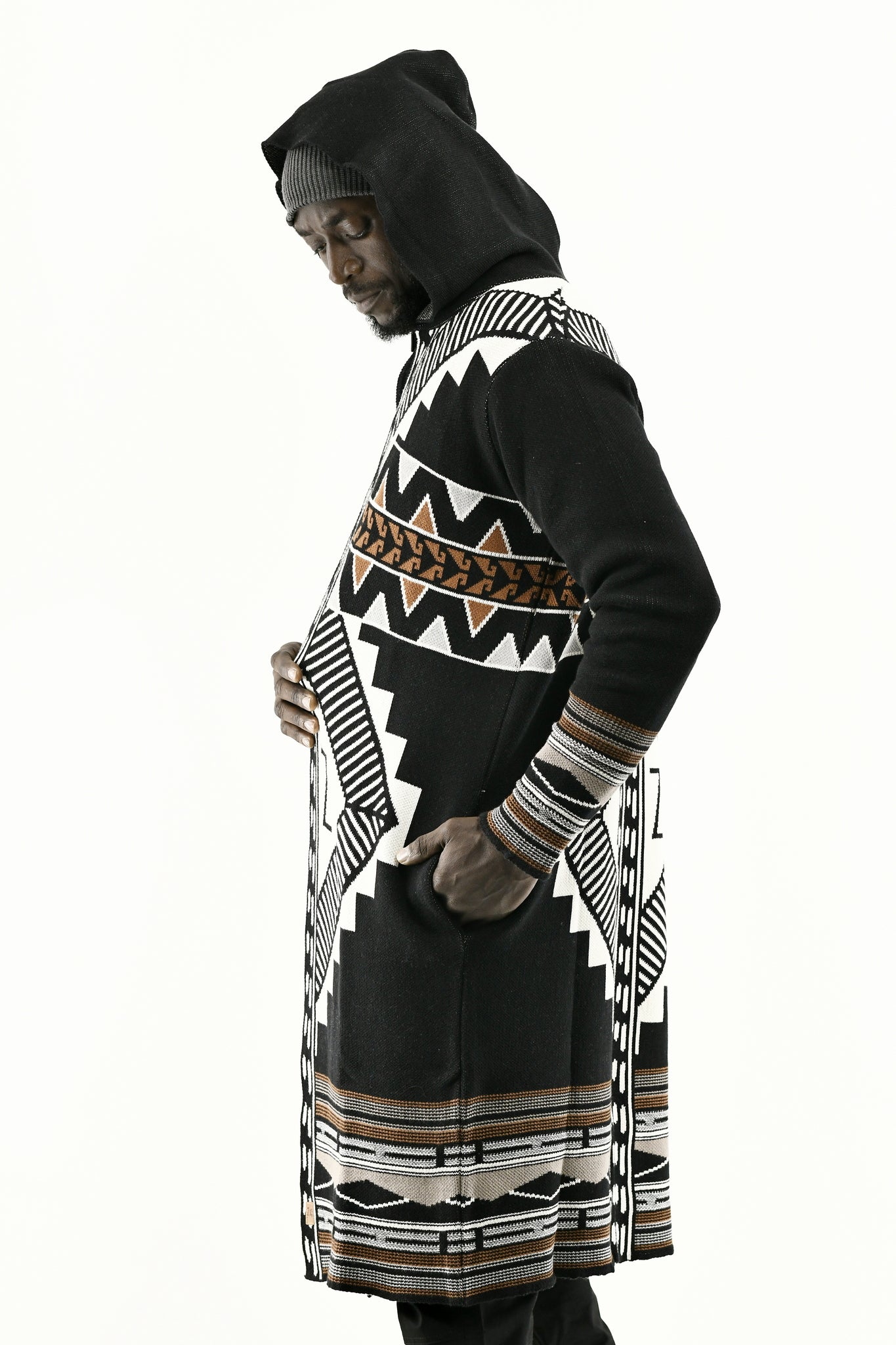 Menswear Z Cardigan with Hood ZG5752