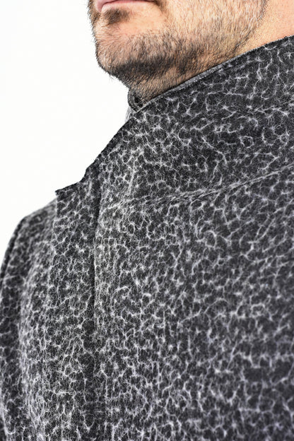 Mens Animal Melton Wool Coat ZG5533