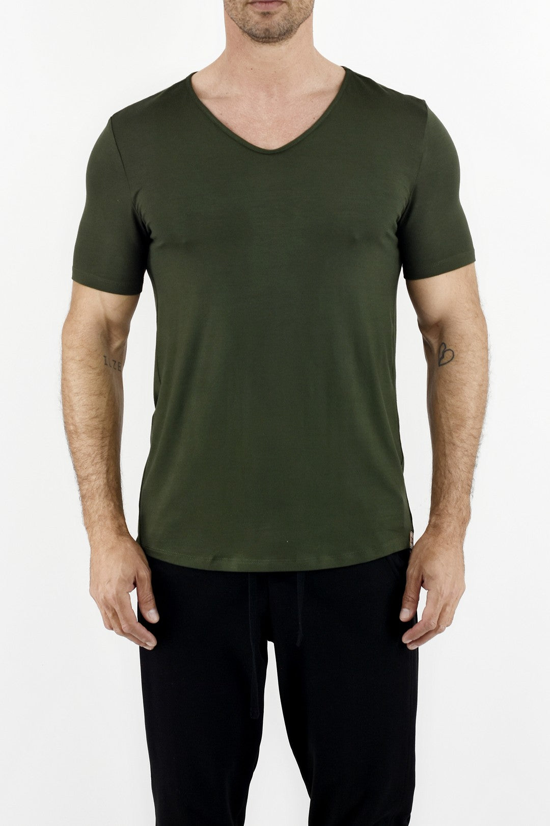 Mens Dark Green Basix T ZG5390